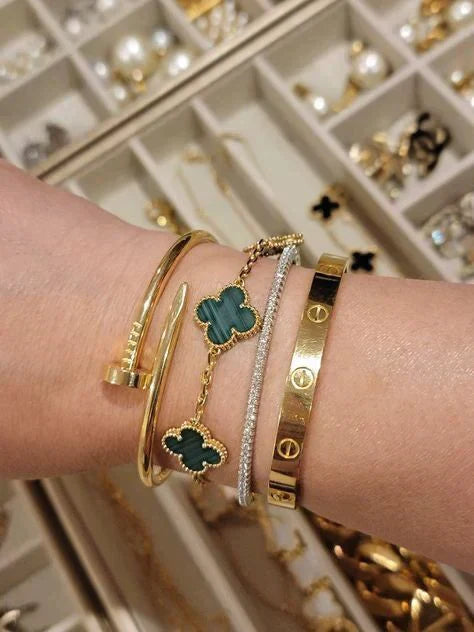 CLOVER BRACELET | EMERALD