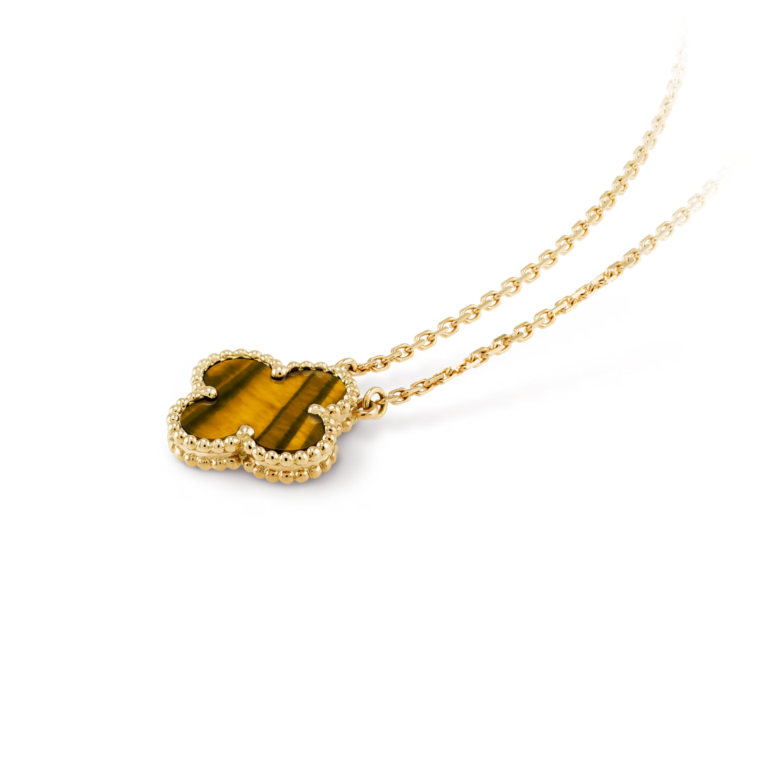 Clover Necklace | Amber