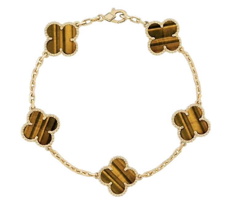 CLOVER BRACELET | TIGER EYE