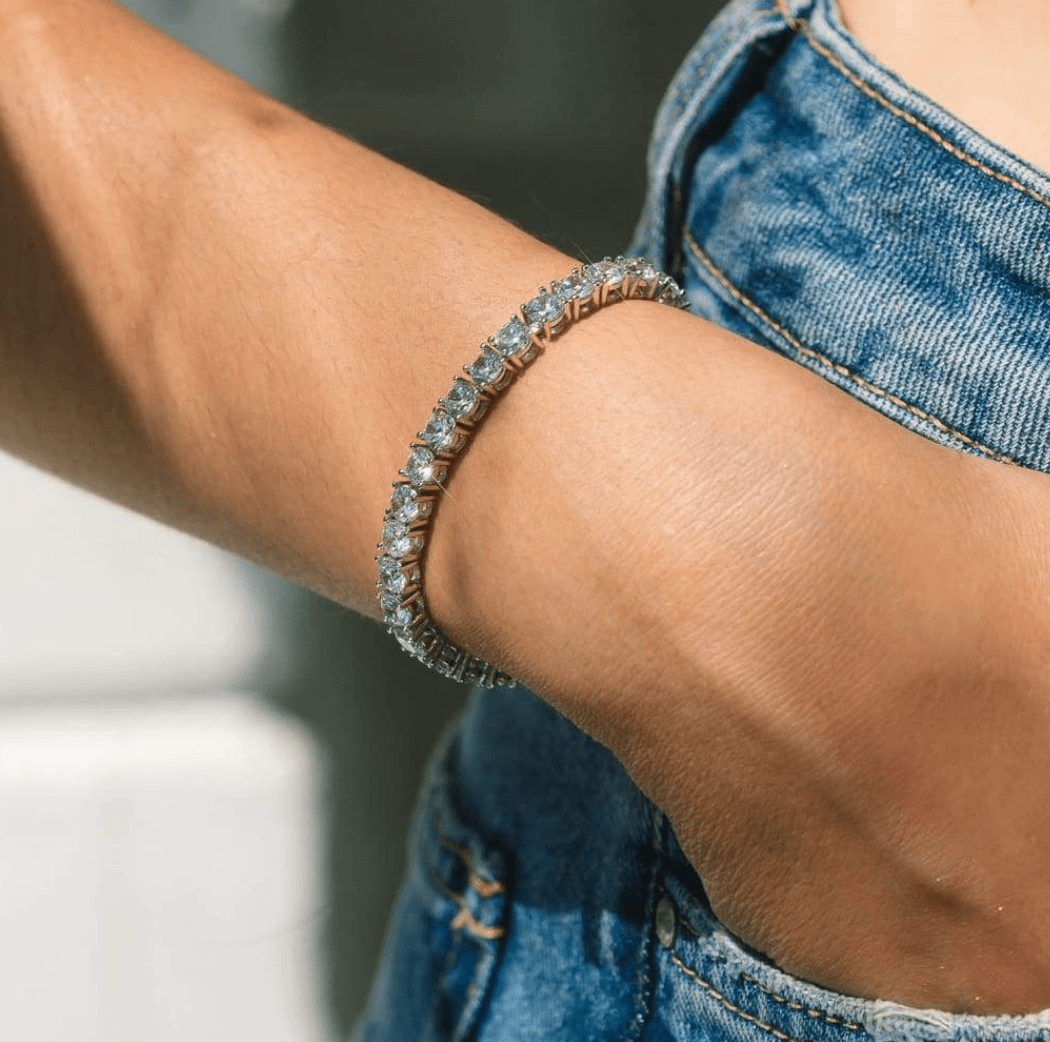 SILVER BRACELET TENNIS
