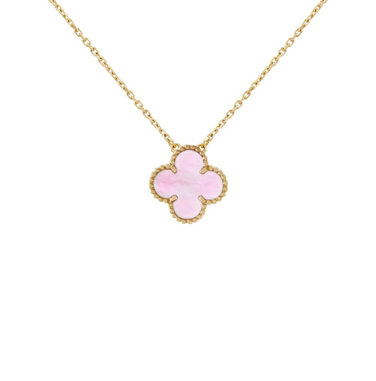 Clover Necklace | Pink Gold
