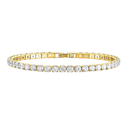 GOLD TENNIS BRACELET