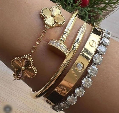 CLOVER | GOLD BRACELET