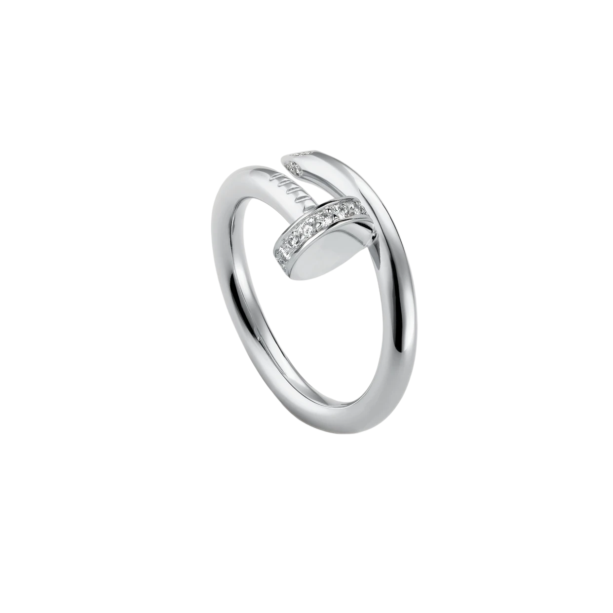 DELUXE SILVER NAIL RING